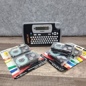 Casio EZ Label Printer Label It‎ KL-120 - TESTED WORKING W/ 12mm Label Tape